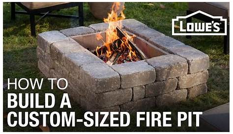 Build A Custom Outdoor Firepit Diy Tutorial 21 mazing DIY Fire Pit