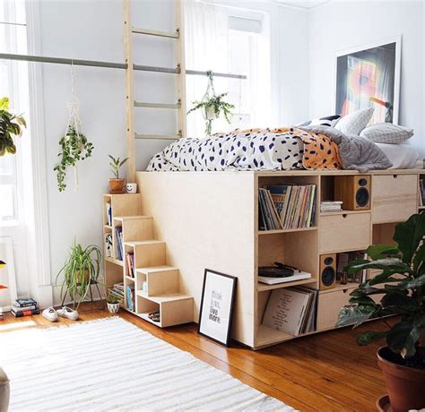The Wonderful Bedroom Decorating Ideas with Elevated Platform Beds That