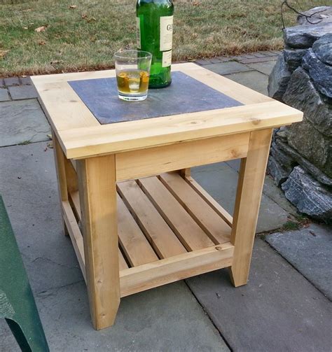Outdoor End Table Plans MyOutdoorPlans Free Woodworking Plans and