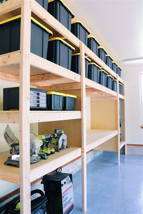 wood shelf designs garage DIY Woodworking Projects