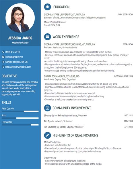 build a resume for free online