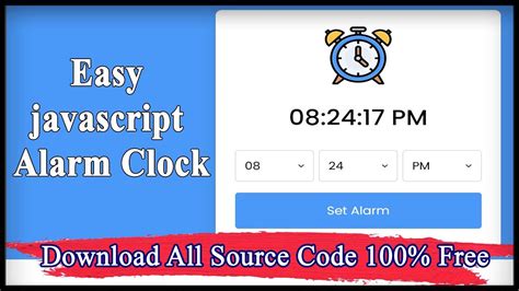 Build Alarm Clock Javascript