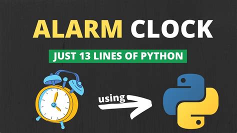 Build An Alarm Clock Using Python