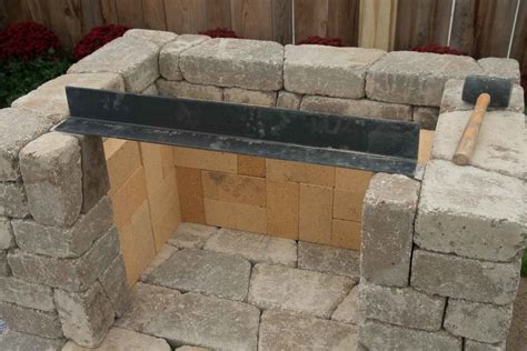 build an outdoor fireplace step by step