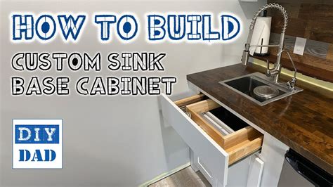 Build Cabinet Around Sink