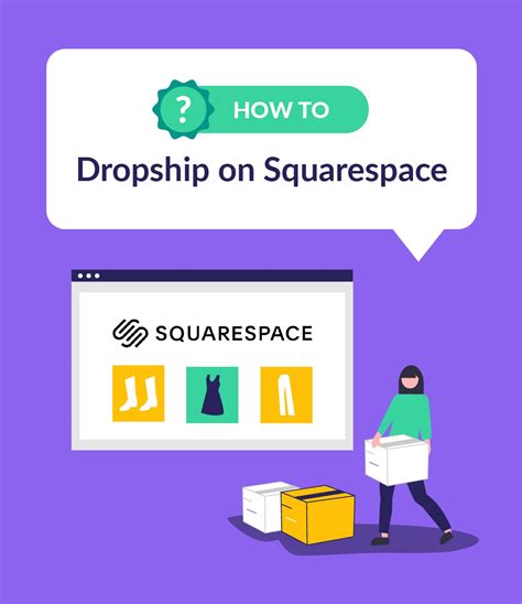 build dropshipping website with squarespace