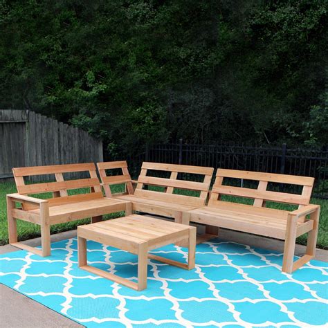 How to Build an Outdoor Sectional {Knock It Off} East Coast Creative