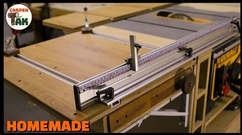 Build Sliding Table Saw Attachment