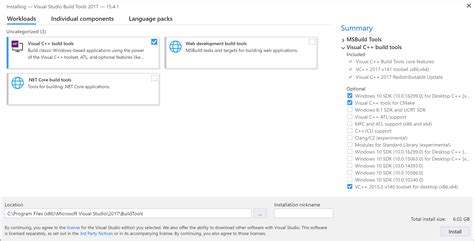 Build Tools For Visual Studio 2015