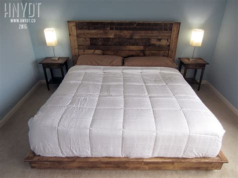 Build Your Own King Size Platform Bed Bed frame design, Solid wood