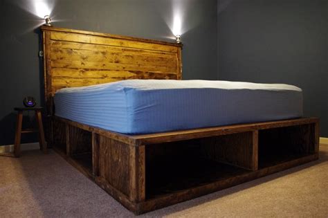 Build Your Own Bed Frame Easy Tips in 2020 Diy platform bed, Bed