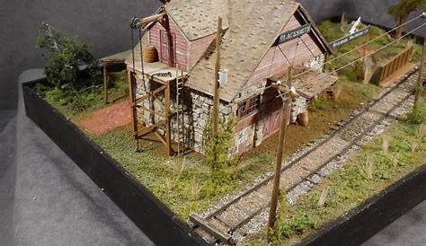 The Art of Todd Gamble: Early 1930's HO-Scale diorama