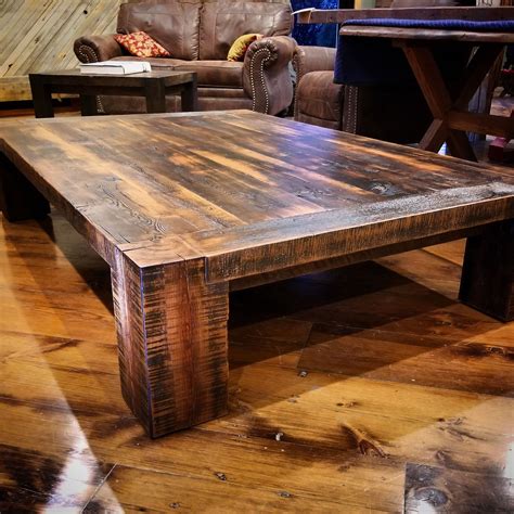 Large Reclaimed Wood Coffee Table