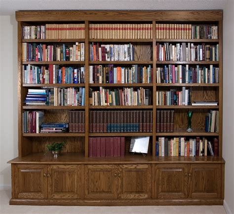 Build In Oak Bookcase Bookshelf design, Bookcase, Oak bookcase