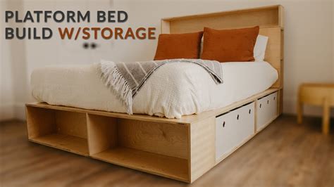 Building A Platform Bed With Storage