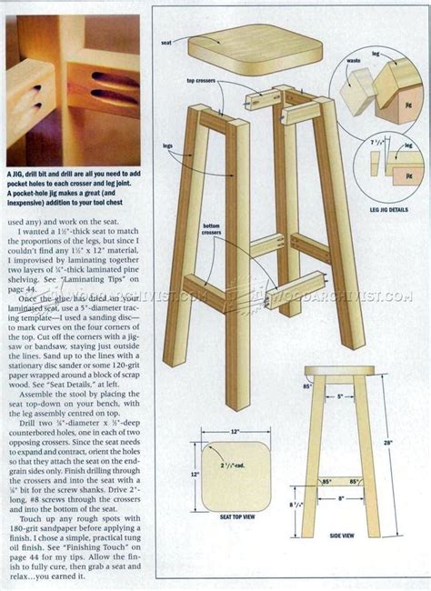 Building A Stool Woodworking