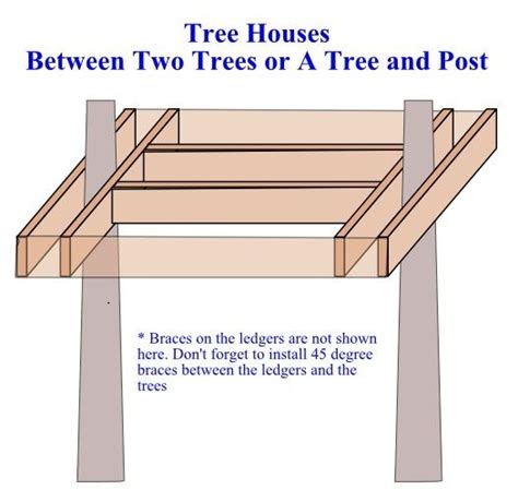 Building A Treehouse Between Two Trees