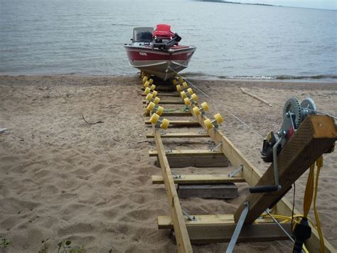 building a wooden boat ramp