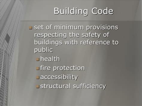 Building Code Definition