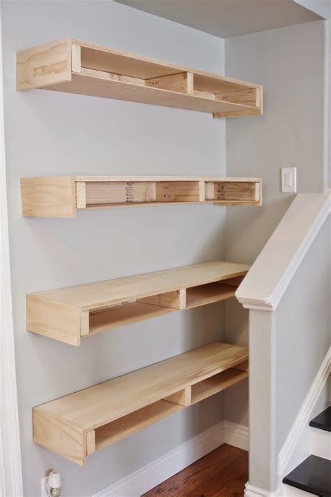 Building Large Floating Shelves