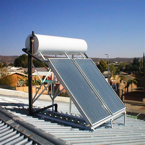 building solar hot water panels