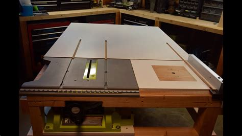 Building Table Saw Extension
