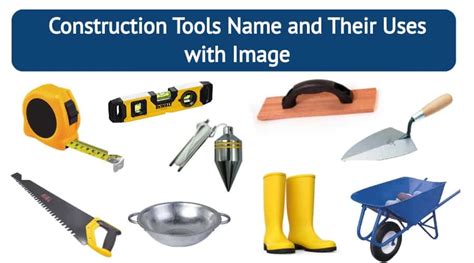 Building Tools Names