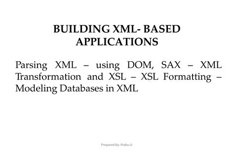 Building Xml In Java