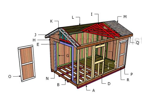 building a shed 10x16 plans