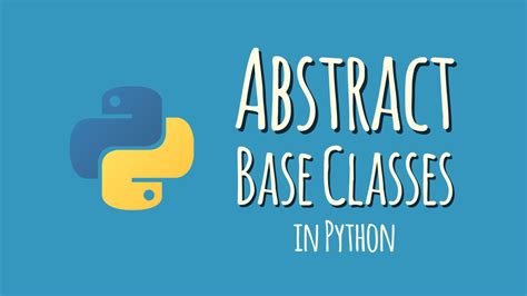 built in abstract base classes in python