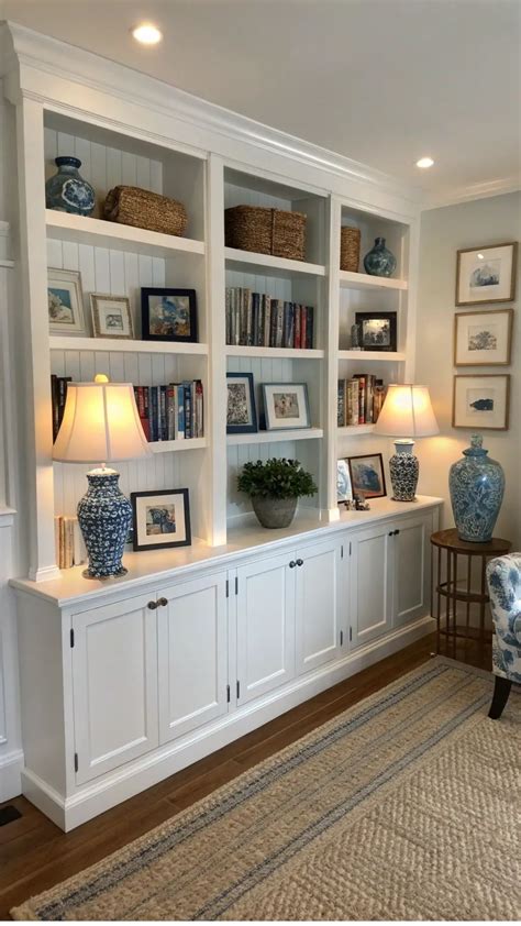 Built In Bookcase Decor Ideas