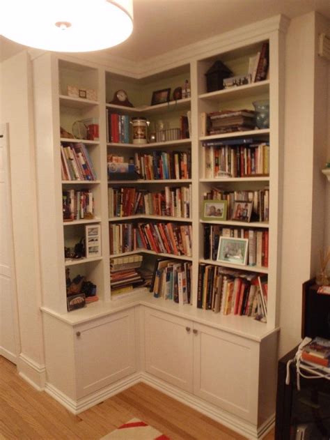 Built In Corner Bookcase