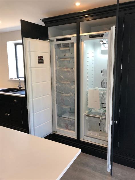 Built In Double Fridge Freezer Unit