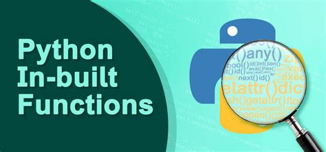 built in functions in python geeks for geeks