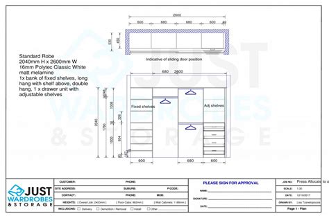 Built In Robe Dimensions