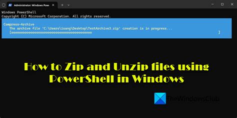 Built In Windows Unzip