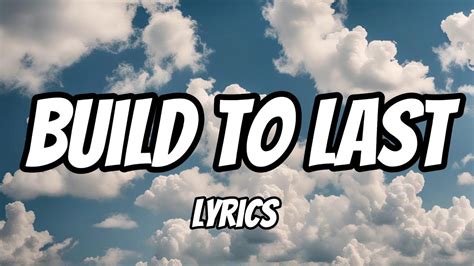 built to last lyrics