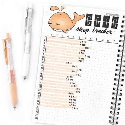 bujo sleep tracker