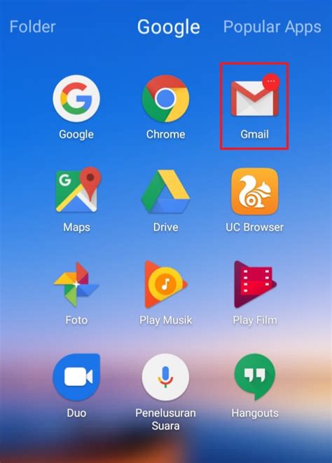 Buka Aplikasi Gmail di Android