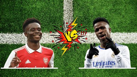 bukayo saka vs vinicius jr