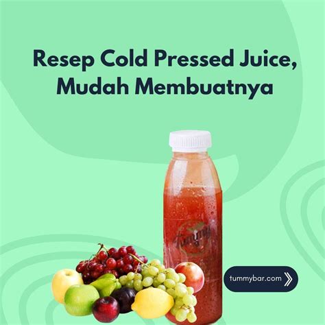buku resep cold pressed juice