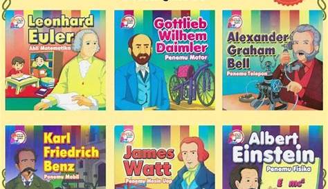 Jual Buku Cerita Anak Seri Tokoh Dunia - Buku Anak Bilingual Dua Bahasa