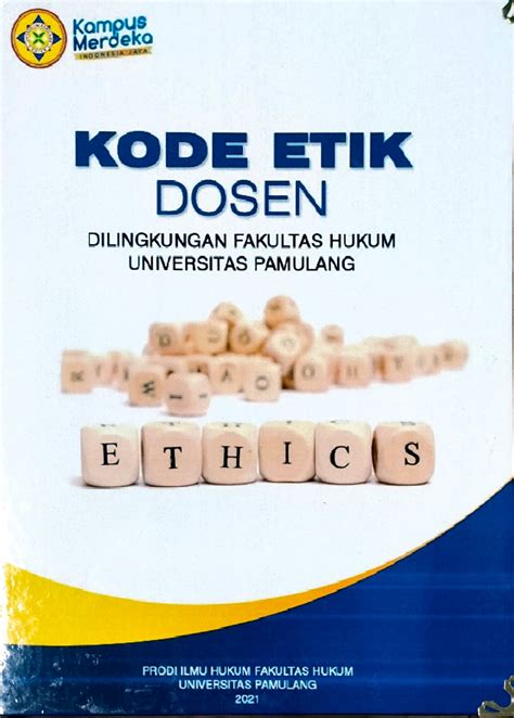 buku kode etik dosen