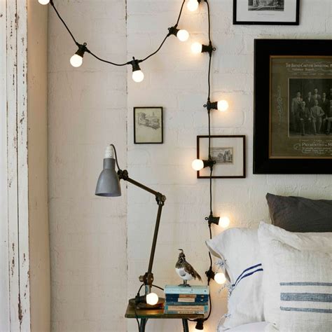 bulb string lights for bedroom