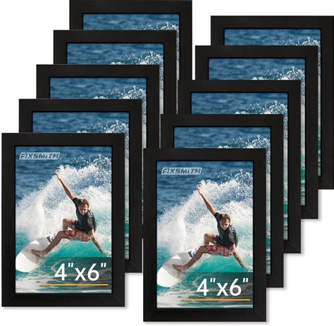 Bulk 4X6 Black Picture Frames