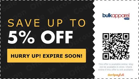 Bulk Apparel.com Coupon Code