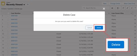Bulk Delete Cases In Salesforce