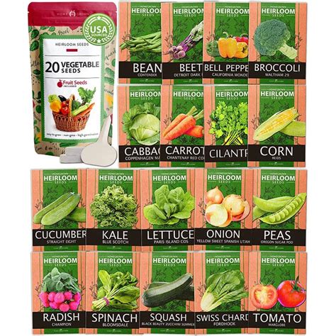 Bulk Heirloom Vegetable Seeds