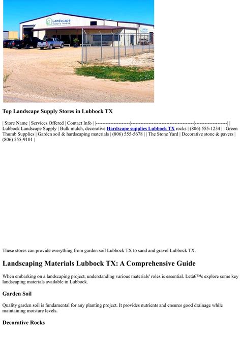 Bulk Mulch Lubbock