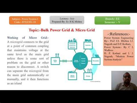 bulk power grid and micro power grid